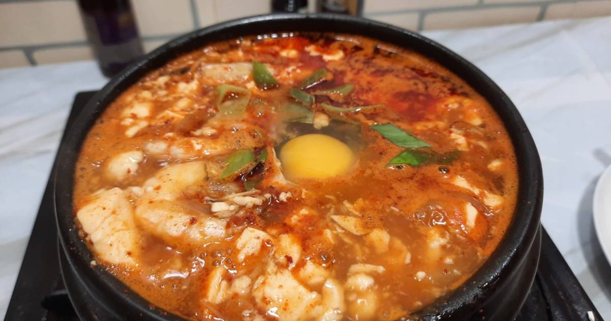 Resep Resep Sundubu Jjigae Korea (Soft Tofu Stew) oleh Lili Afriliani