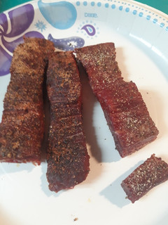 A picture of Peppered Beef Jerky.