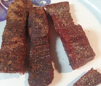 Fast Cooking Methods Peppered Beef Jerky Delicious Steady