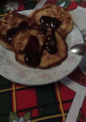 Una foto de Hotcakes de plátano