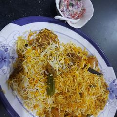 Spicy Chicken Tikka Biryani A picture of Spicy Chicken Tikka Biryani.