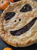 Tourte d'halloween façon boeuf bourguignon