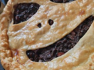 Tourte d'halloween façon boeuf bourguignon