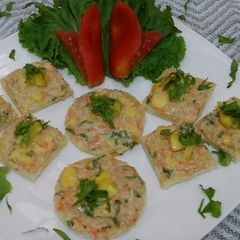 A picture of Open face sandwich.