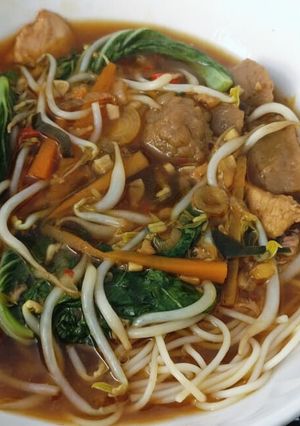 Foto resep Loh mie/lor mie (spaghetti)