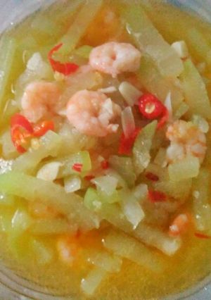 Foto resep Tumis labu siam udang