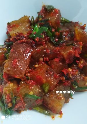 Foto resep Kikil sambal saus tiram
