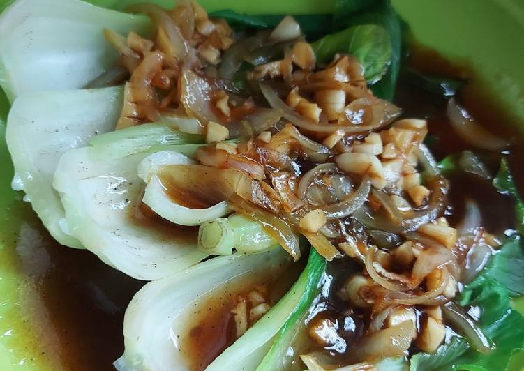 Resep Tumis Pakcoy Saos Tiram, Sempurna