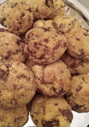 Φωτογραφία της συνταγής Cookies με 3 ειδών σοκολάτες