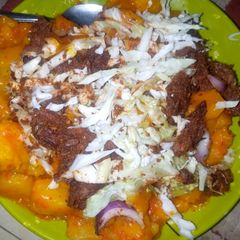 A picture of Yam pottage.