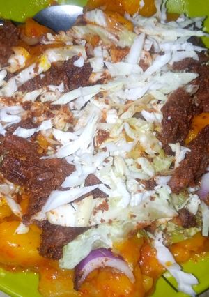 A picture of Yam pottage.