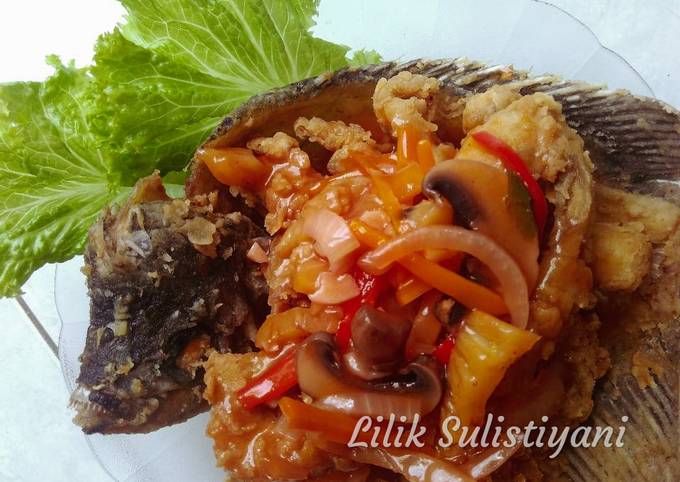 Resep Gurame Saus Asam Manis Oleh Lilik Sulistiyani Cookpad