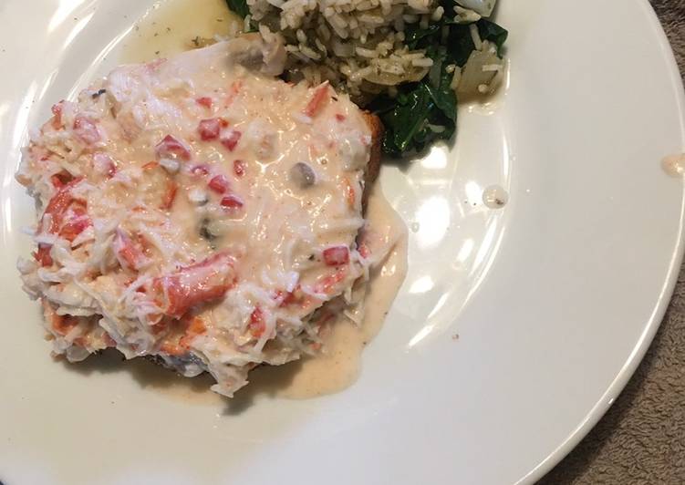 Recipe of Any-night-of-the-week Crab meat with mushrooms