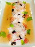 Tiradito de Lubina con cítricos