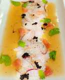Tiradito de Lubina con cítricos