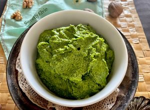 Foto di Pesto di rucola e noci
