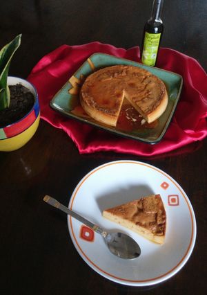 ऐगलेस कैरेमल पुडिंग (Eggless caramel pudding recipe in Hindi) रेसिपी मुख्य फोटो