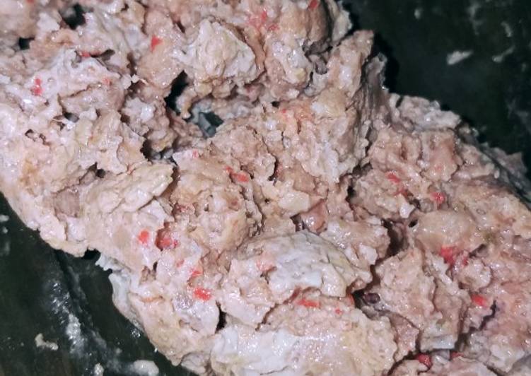 Bothok daging simple