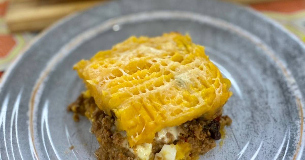 Pastel de carne, papa y zapallo Receta de Norali Cookpad