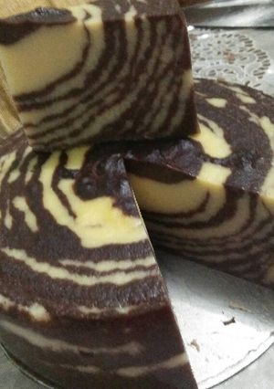 Foto resep Puding Zebra