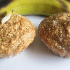 Banana and oats muffin A picture of Banana and oats muffin.