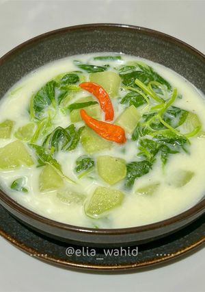 Foto resep Bobor Bayam Labu Siam