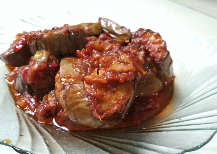 Sambal terong pedas manis