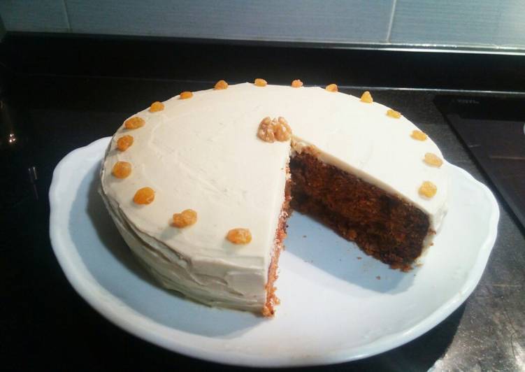 Tarta de zanahoria con especias