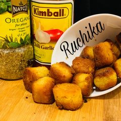A picture of Chilli Garlic Potao Bites.