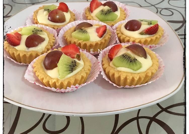 Resep Pie buah/Fruit tartlet Anti Gagal