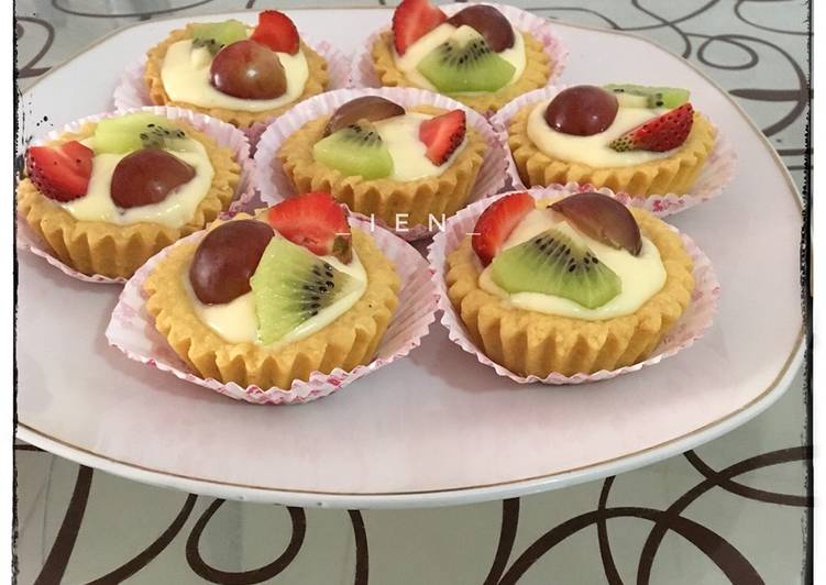 Bagaimana Menyiapkan Pie buah/Fruit tartlet yang Enak Banget