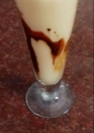 A picture of Frappuccino #Milk#coffee#beverages#experiment with milk.
