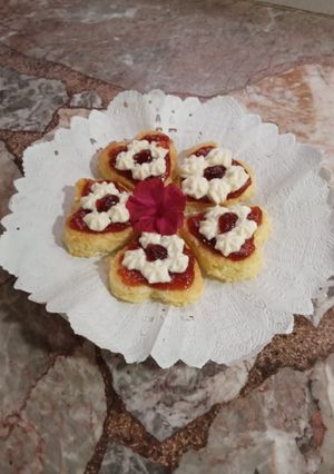 Una foto de Postrecitos de frutos rojos sin TACC