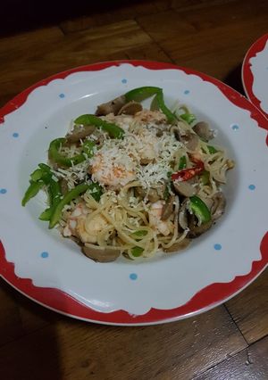 Foto resep Spagheti Aglio Olio Udang