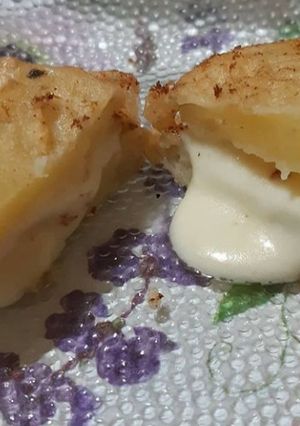 Una foto de Bocaditos de papa escalope rellenos con queso
