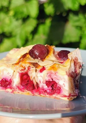 A picture of This Viral Phyllo Crinkle Cake Is So Easy! 🍒.
