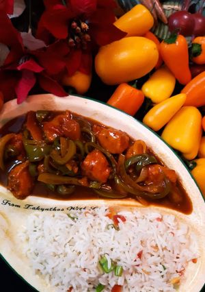 A picture of Chicken Shashlik.