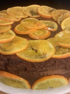 A picture of AMIEs Orange Chocolate Cake.