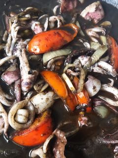 Foto resep Oseng cumi hitam