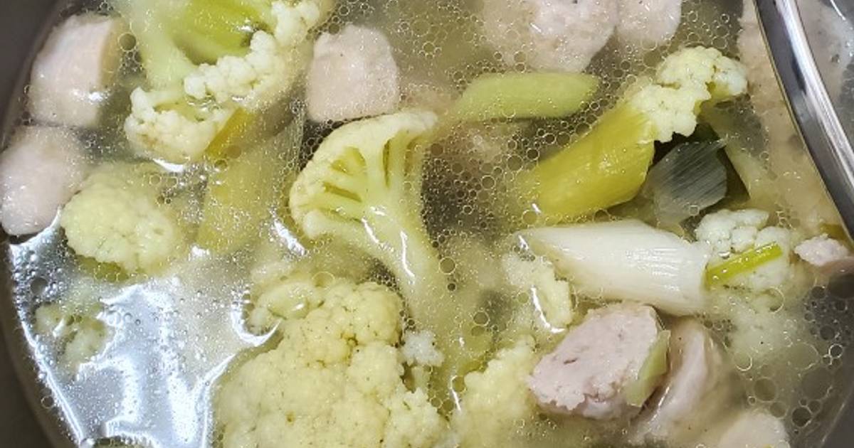 白花椰菜湯食譜與作法by 布丁愛美食 Cookpad