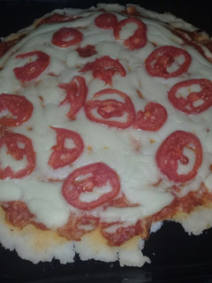 Una foto de PIZZA con harina de arroz ❤