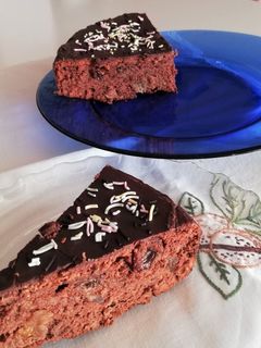 Csokis torta tojásfehérjéből recept fotója