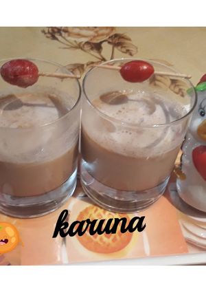 A picture of Ragi milkshake.