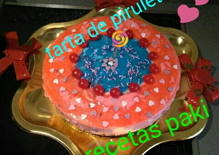 Tarta de piruleta con Thermomix y sin a mi manera 💠🍴