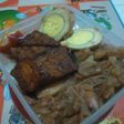 Gudeg + tahu tempe bacem rumahan