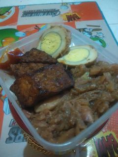Foto resep Gudeg + tahu tempe bacem rumahan
