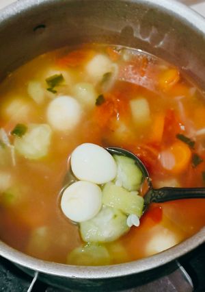 Foto resep Sup Oyong Telur Puyuh