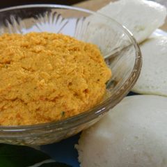 A picture of Coconut chutney (chammanthi).
