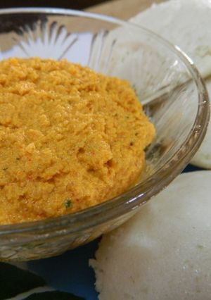 A picture of Coconut chutney (chammanthi).