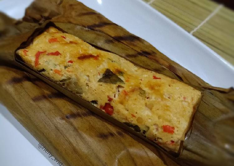 Cara memasak Pepes Tahu &amp; Udang, Bisa Manjain Lidah